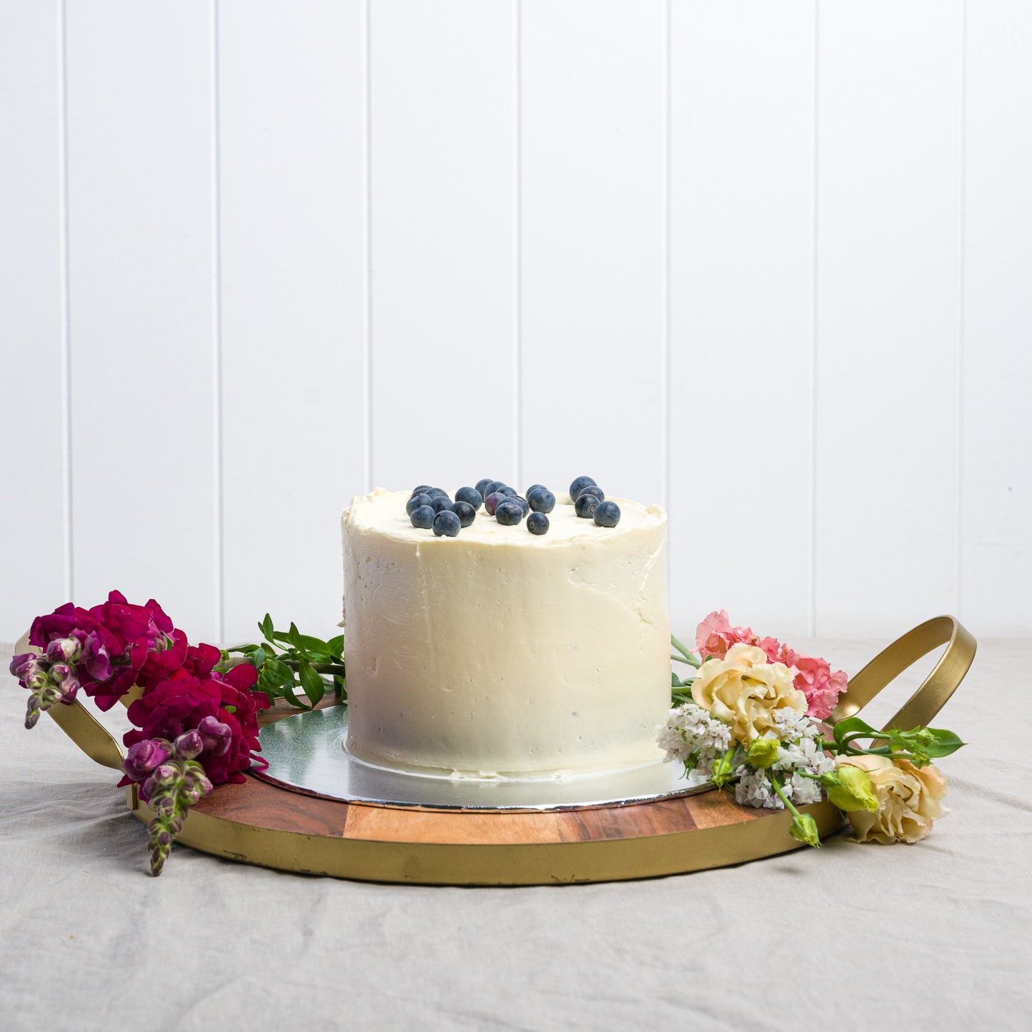 Blueberry and Lemon Yoghurt Cake